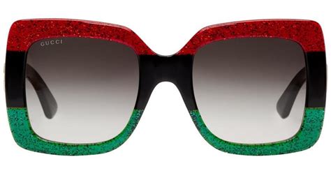 gucci red and green bekt|red and green Gucci glasses.